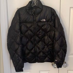 north face quilted down jacket